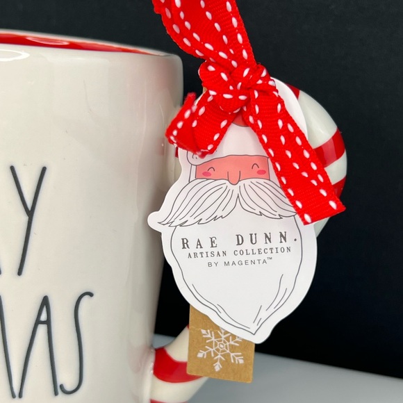 Rae Dunn - ‘Merry Christmas - Candy Cane’ ceramic mug. NWT - Picture 2 of 3